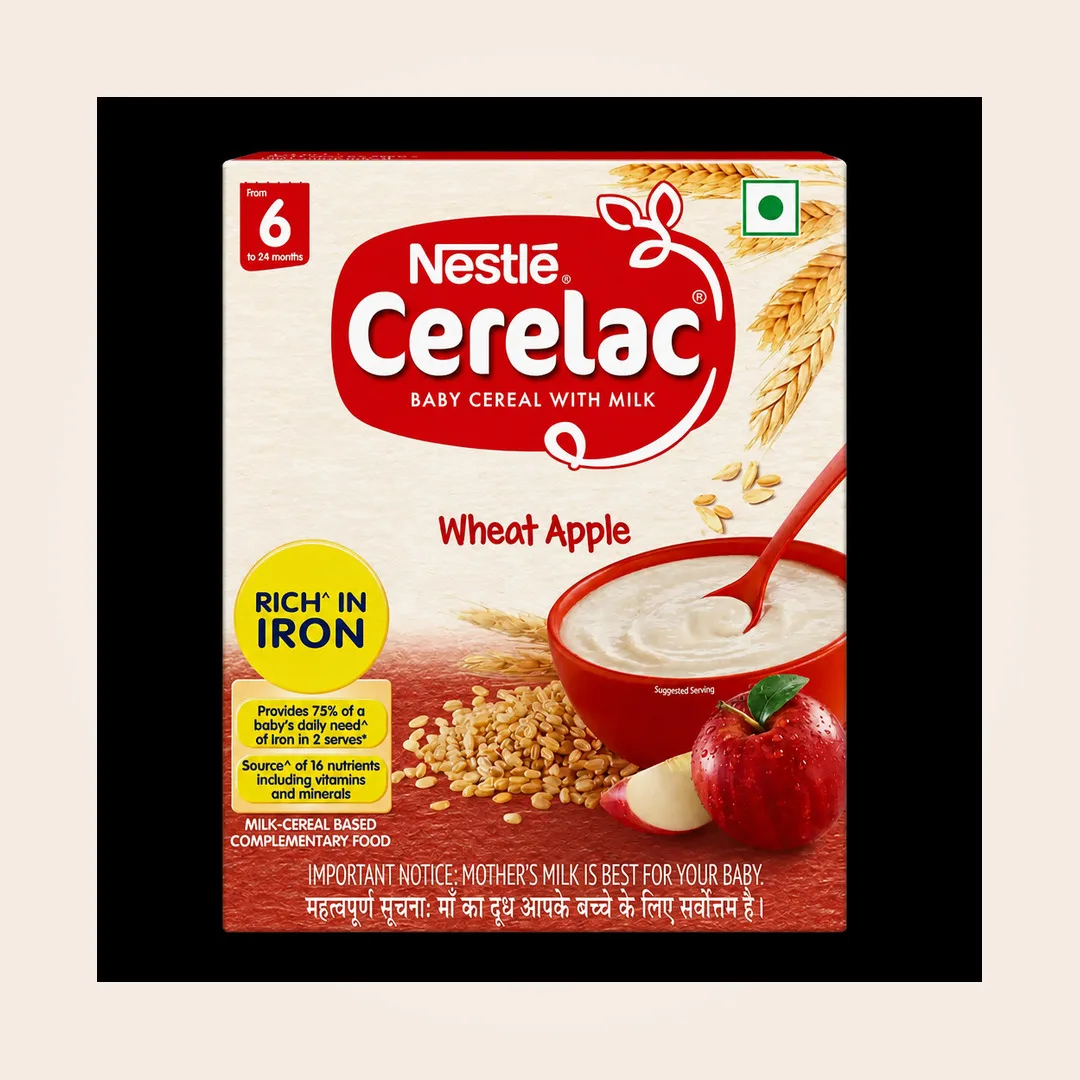 Cerelac Stage 1 Wheat Apple Refill 300GM view 1