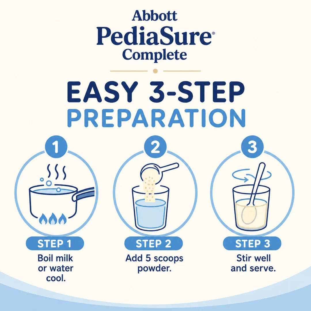 PediaSure Complete Vanilla Powder 375GM BIB thumbnail 5