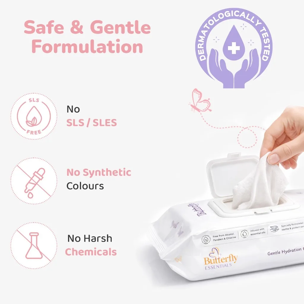 Baby Wipes Pack of 25 for Gentle and Effective Cleaning thumbnail 6