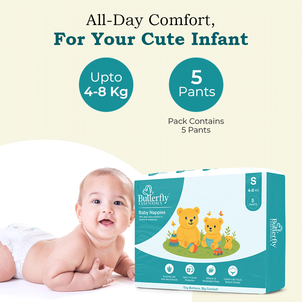 Baby Diapers – All-Day Dryness and Aloe Vera Care - Small view 3