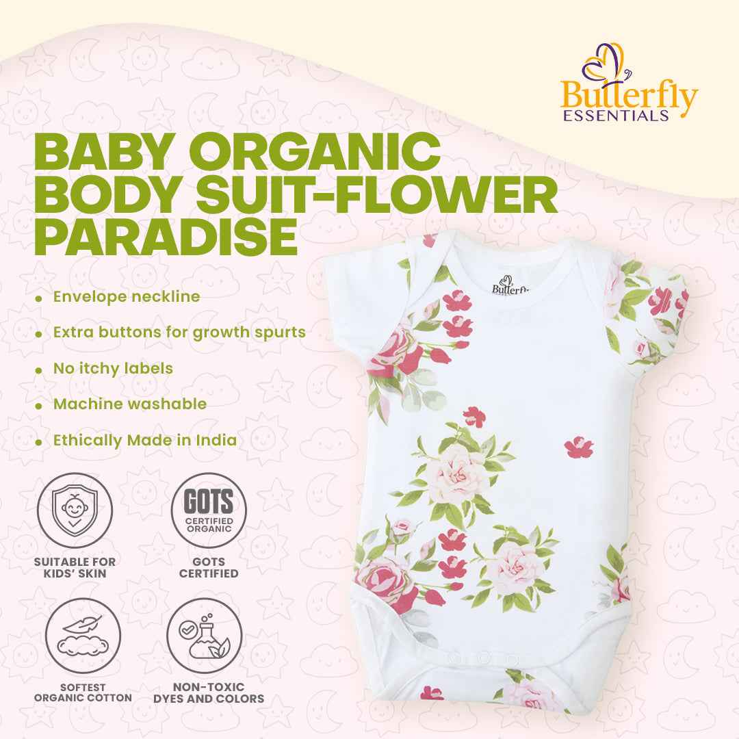 Baby Organic Body Suit view 3