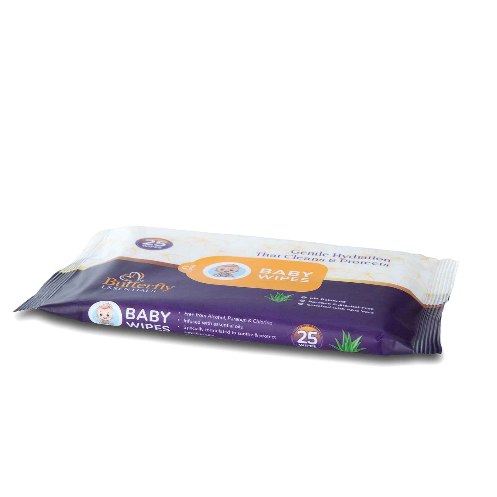Baby Wipes Pack of 25 for Gentle and Effective Cleaning view 2
