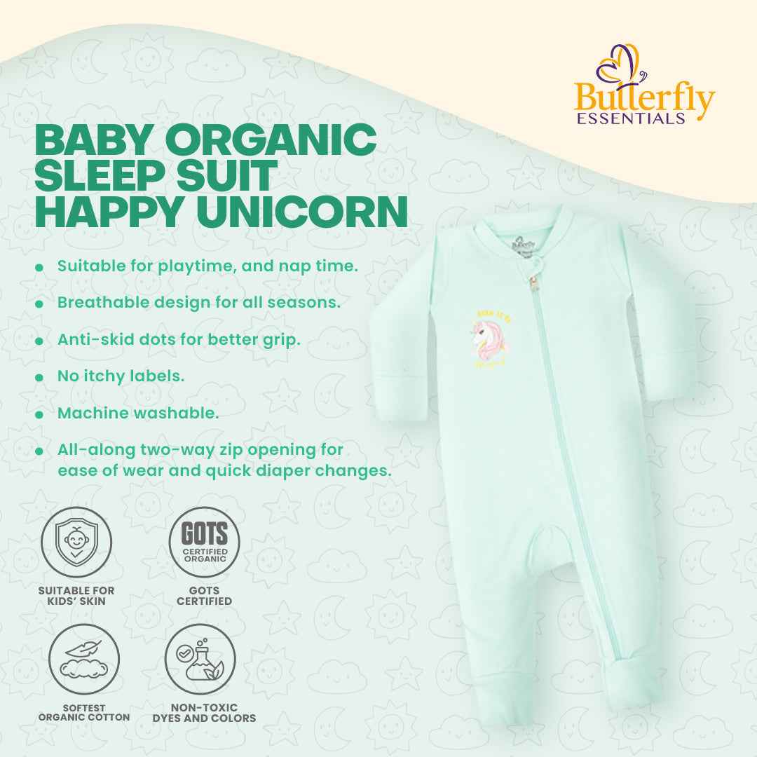Baby Organic Sleep Suit view 2