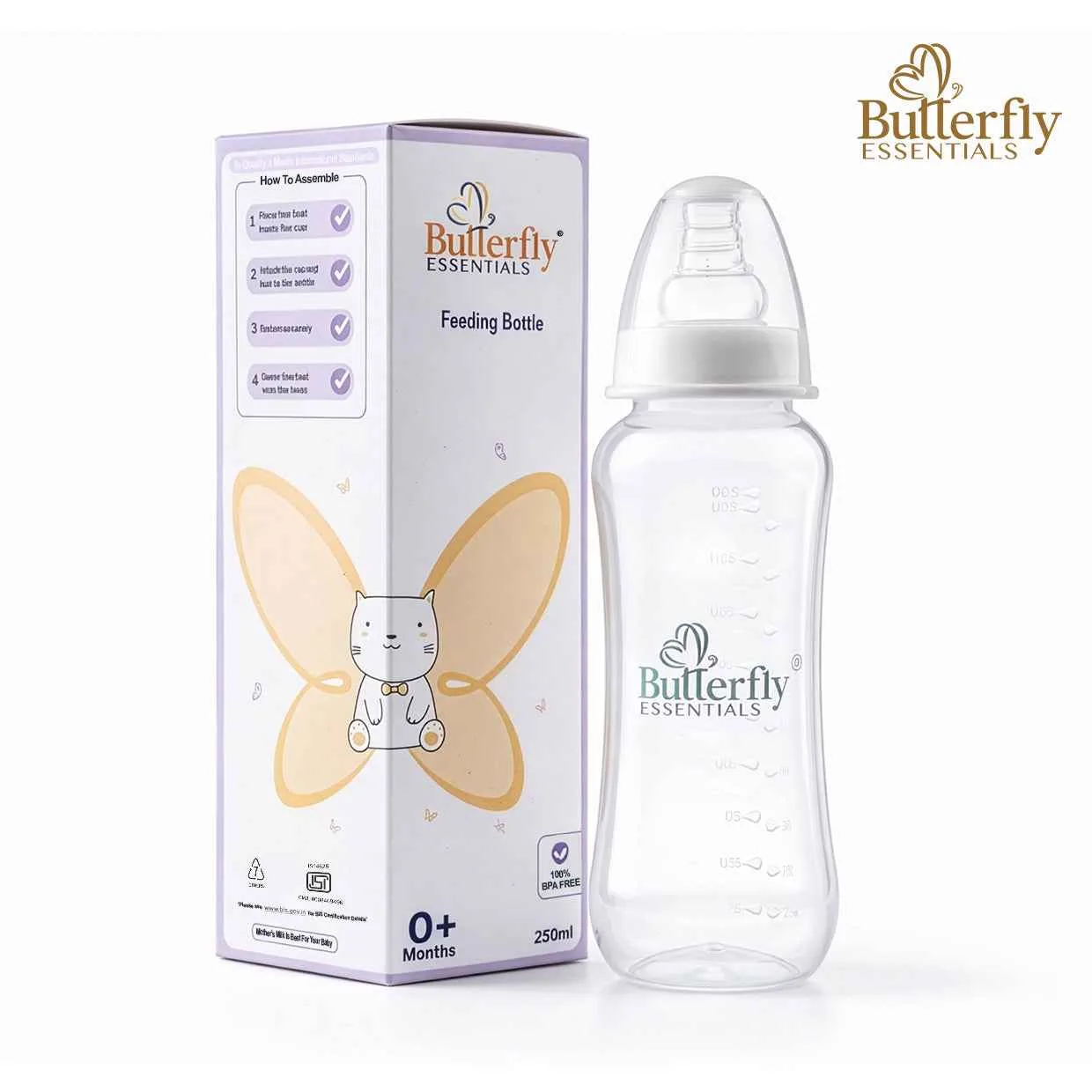 Feeding Bottle 250ml for Babies | Safe & BPA-Free
