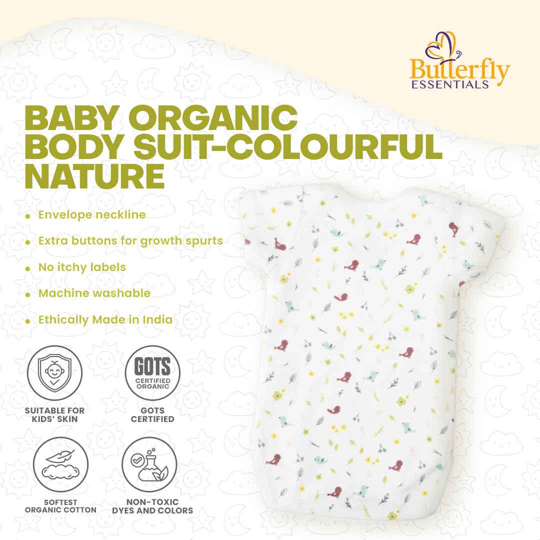 Baby Organic Body Suit view 2