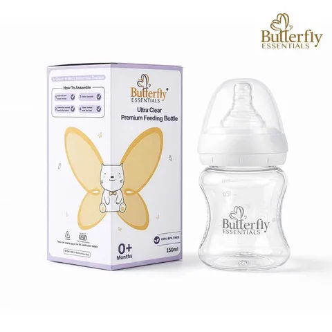 Ultra Clear Premium Feeding Bottle 150ml | Newborn Safe