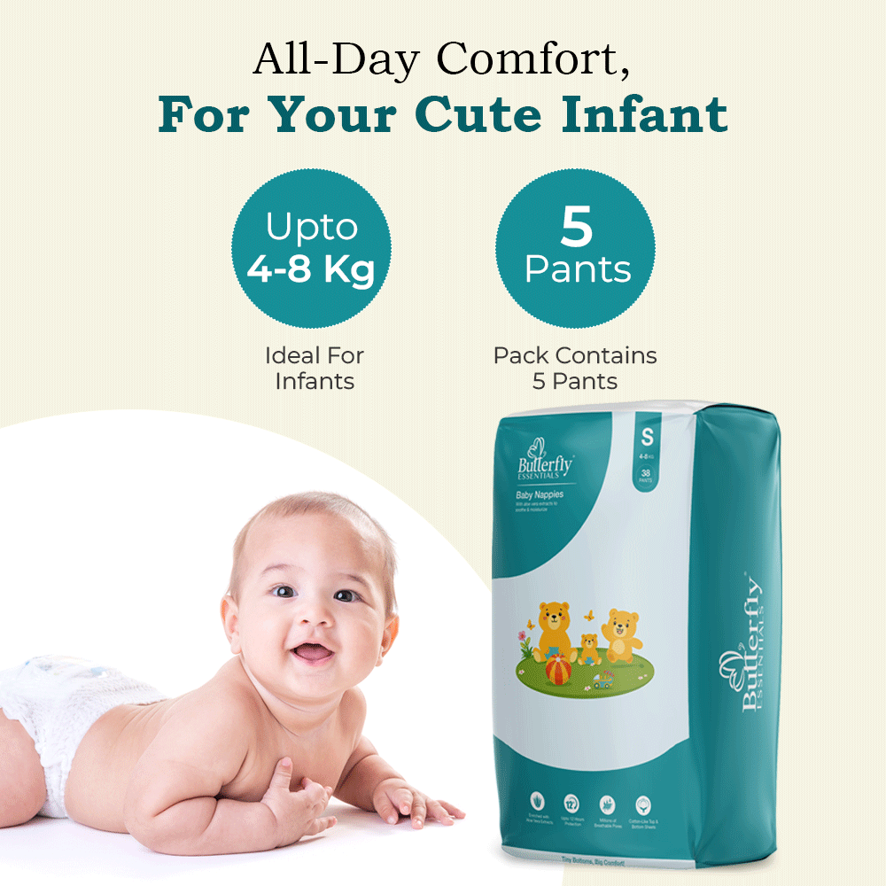 Baby Diapers – All-Day Dryness and Aloe Vera Care - Small thumbnail 4