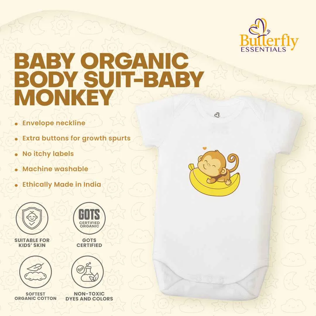 Baby Organic Body suit view 1